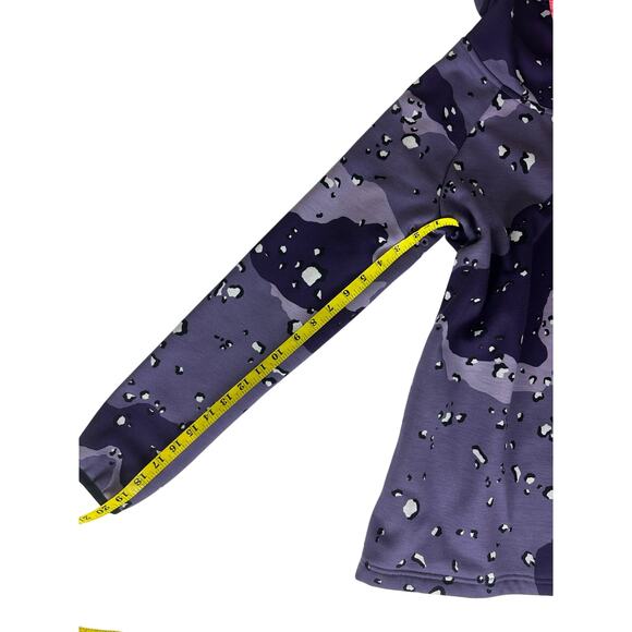 DC SHOE CO. SALEM TECHNICAL FLEECE HOODIE  PURPLE/GRAY WOMENS XS - Picture 10 of 10